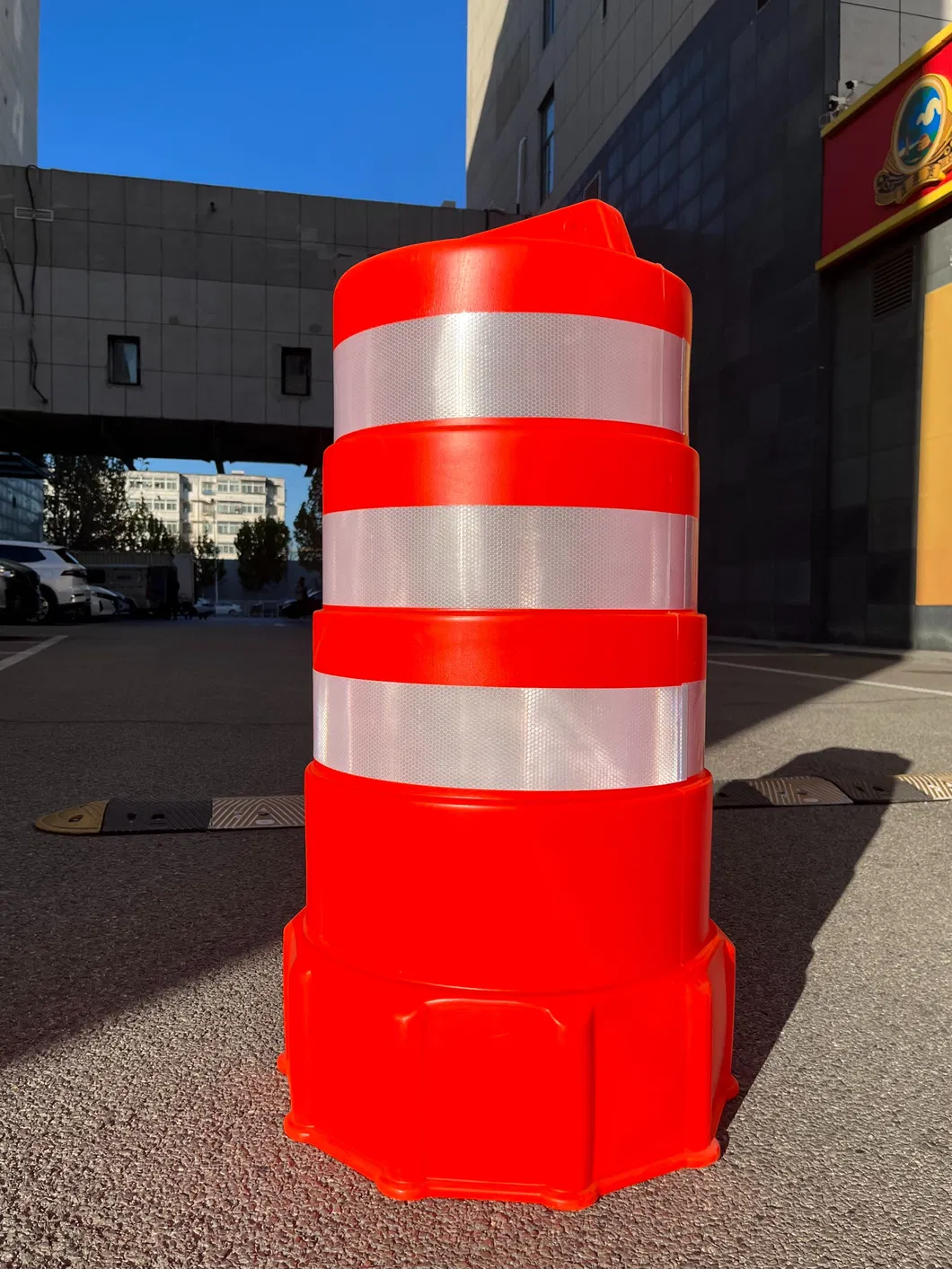 ROADSAFE Vente à chaud en PE tambour de circulation barils de collision sécurité routière 2