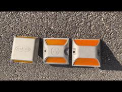 Bouton de route en aluminium, Balise de chaussée surélevée, Haute visibilité