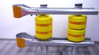 Barrière de sécurité de garde-corps d'autoroute à poutre en W