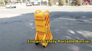 Solution de sécurité de barrière de circulation pliable ROADSAFE 3900 mm
