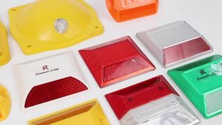 Goujons de route en plastique réfléchissant de sécurité