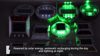 Les goujons de route solaires améliorent la sécurité